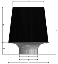 Load image into Gallery viewer, ITG - JC60FC (Full Cone) Universal Air Filter